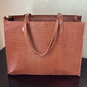 BEIS Brown Work Tote